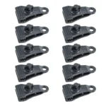 10Pcs Tarp Clips Lock Grip Tarp Clamps Pool Cover Clips Tent Fasteners Holder for Awnings Outdoor Camping