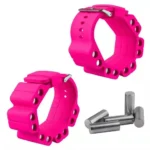 2Pcs Wrist Weights Adjustable Bracelet For Fitness Exercise Walking Jogging Yoga Gym – Pink