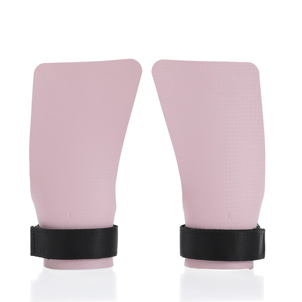 Basketball Hand Grips for Pull-ups Cross Training Gymnastics Weightlifting Palm Protector - Pink L 1 Basketball Hand Grips for Pull-ups Cross Training Gymnastics Weightlifting Palm Protector – Pink L