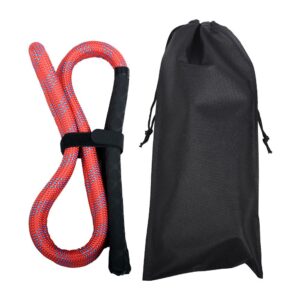 Golf Swing Practice Trainer Rope for Beginners Golf Gesture Correction Portable – Red With Black