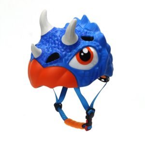 XINTOWN Children Cycling Helmet EPS Dinosaur Pattern Triceratops All yards