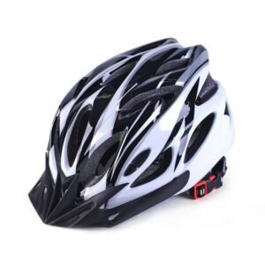 Cycling Helmet PC EPS OEM One Piece Unisex Black and White Average size 54-61cm