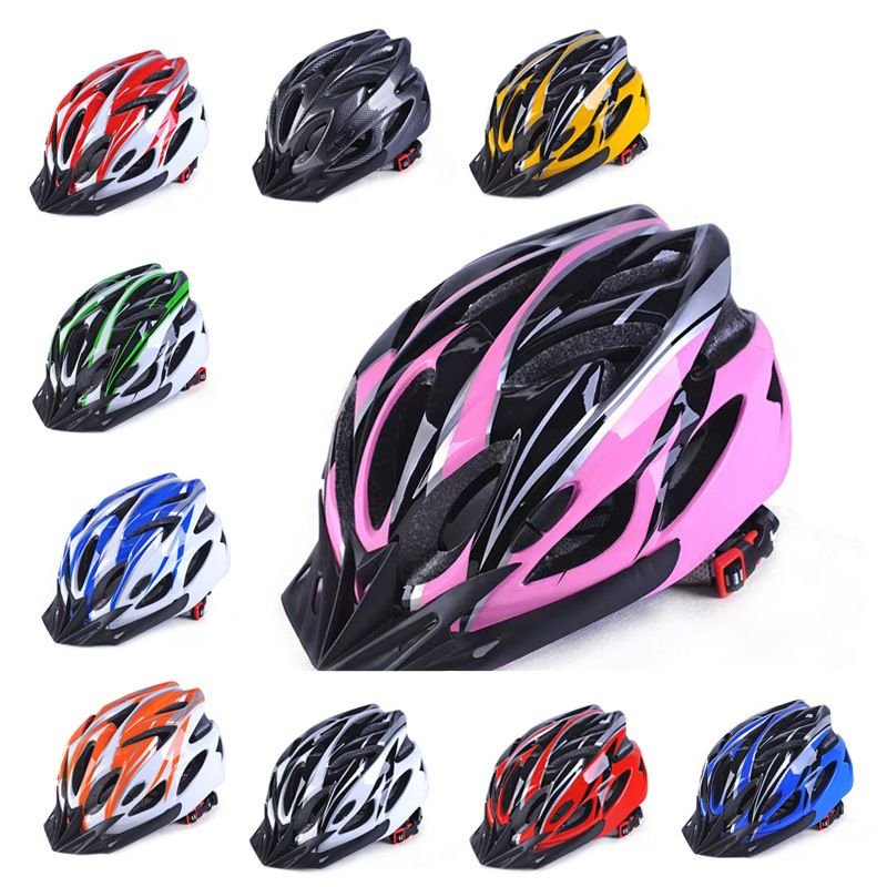Cycling Helmet PC EPS OEM One Piece Unisex Black Red Average size 54-61cm 2 Cycling Helmet PC EPS OEM One Piece Unisex Black Red Average size 54-61cm - image 2