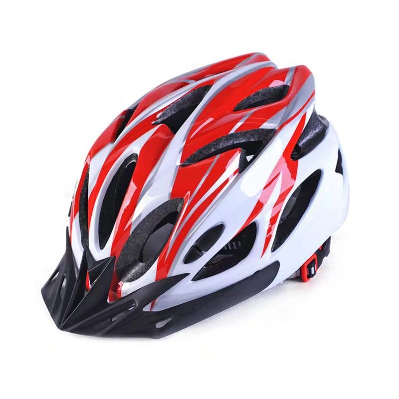 Cycling Helmet PC EPS OEM One Piece Unisex Black Red Average size 54-61cm 4 Cycling Helmet PC EPS OEM One Piece Unisex Black Red Average size 54-61cm - image 4