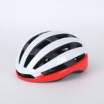 BADIAN Adult Cycling Helmet PC EPS Mountain Road White Red L（58-61cm）