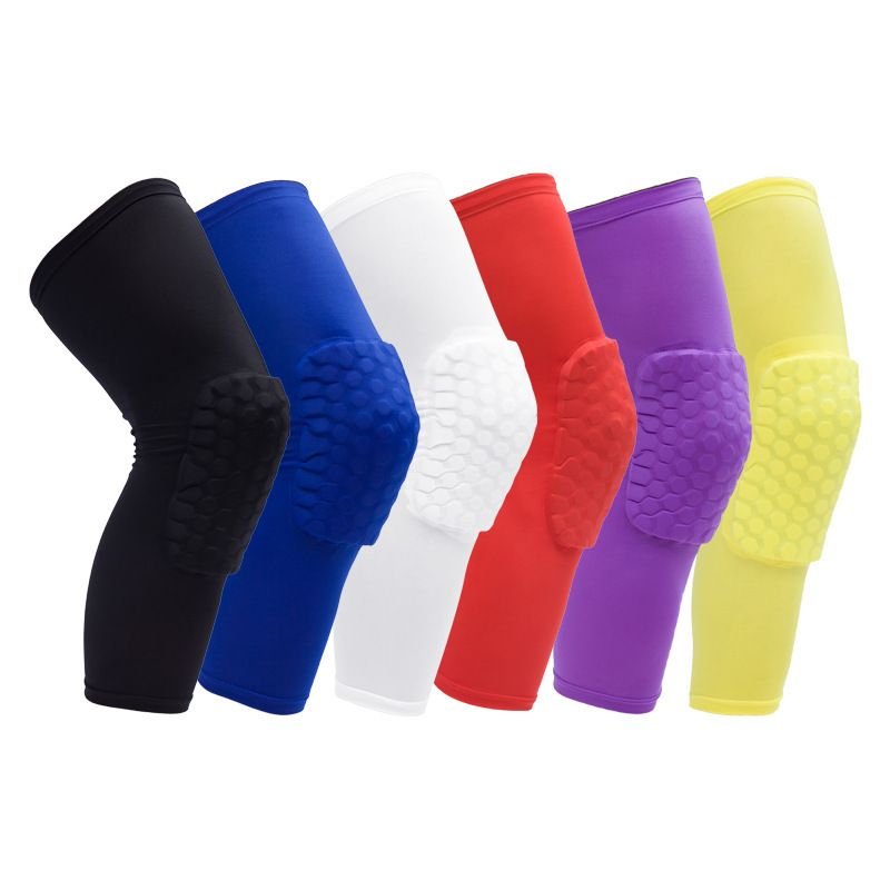 Pro Honeycomb Knee Pads Regular Script Spandex Black, white, red, blue, yellow, green, purple XXL 2 Pro Honeycomb Knee Pads Regular Script Spandex Black, white, red, blue, yellow, green, purple XXL - image 2