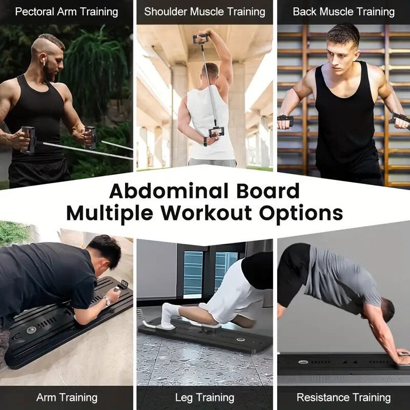 Abdominal Exercise Board Push Up Board Pilates Reformer Set Fitness Equipment 4 Abdominal Exercise Board Push Up Board Pilates Reformer Set Fitness Equipment - image 4