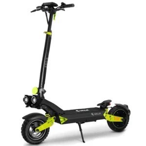 VALK Ego 8 Electric Scooter, 45km/h Max, AU Compliant, 48V 13Ah, Up to 55km Range, eScooter for Adults, Foldable, Off Road, Black/Green