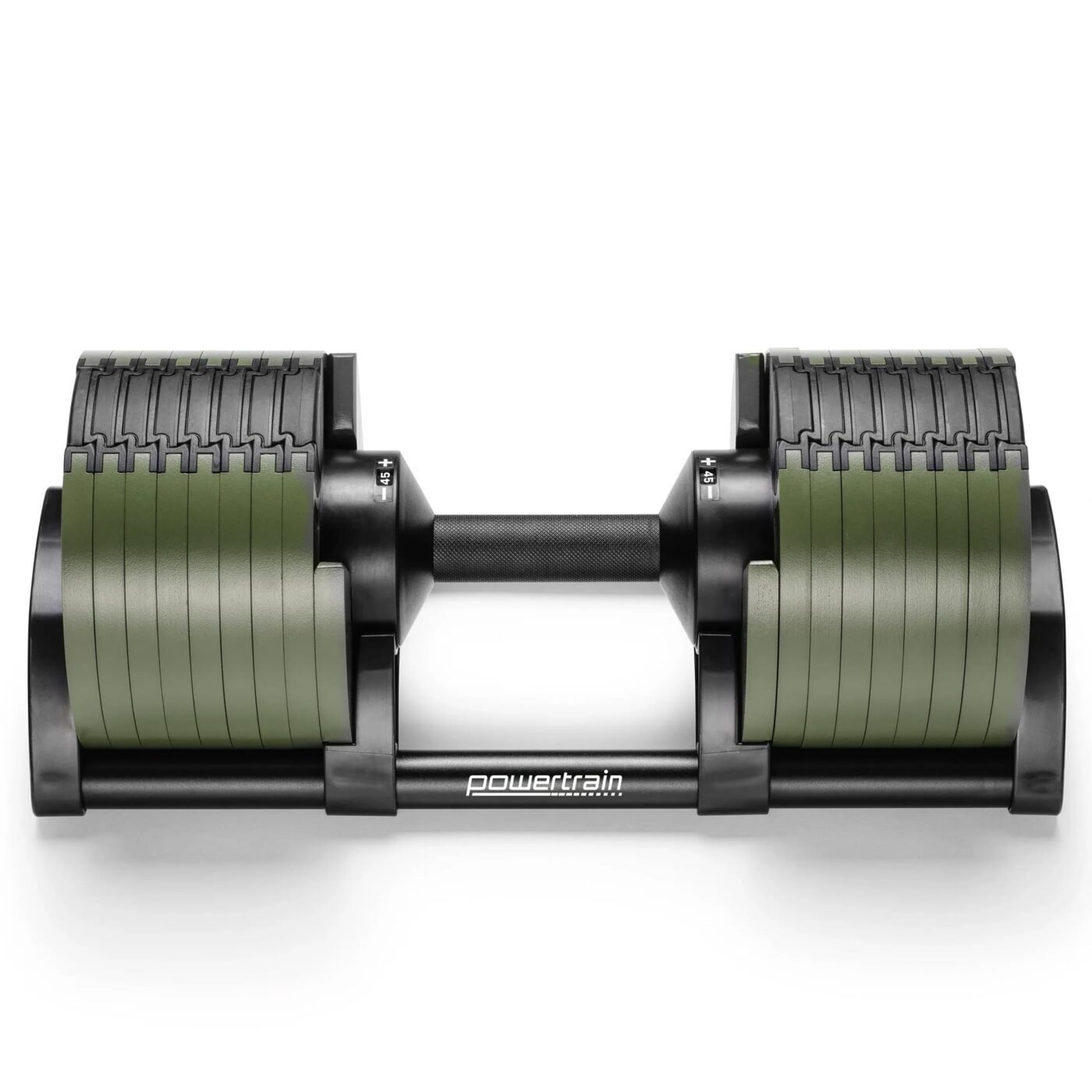 Powertrain Eon Dial-Up 45KG Adjustable Dumbbell - Green 5 Powertrain Eon Dial-Up 45KG Adjustable Dumbbell – Green - image 5
