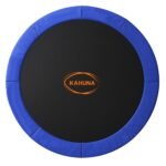 Kahuna 6ft Trampoline Replacememnt Safety Pad Cover and Spring Jumping Bounce Mat Blue