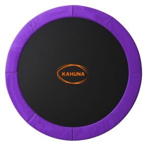Kahuna 12ft Replacement Trampoline Safety Pad Cover and Jumping Spring Mat – Purple