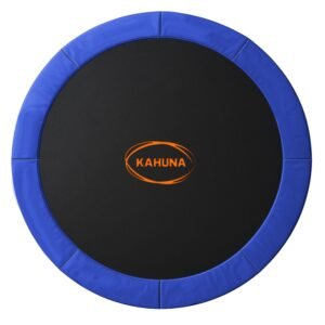 Kahuna 16ft Replacement Trampoline Safety Pad Cover and Jumping Spring Mat – Blue