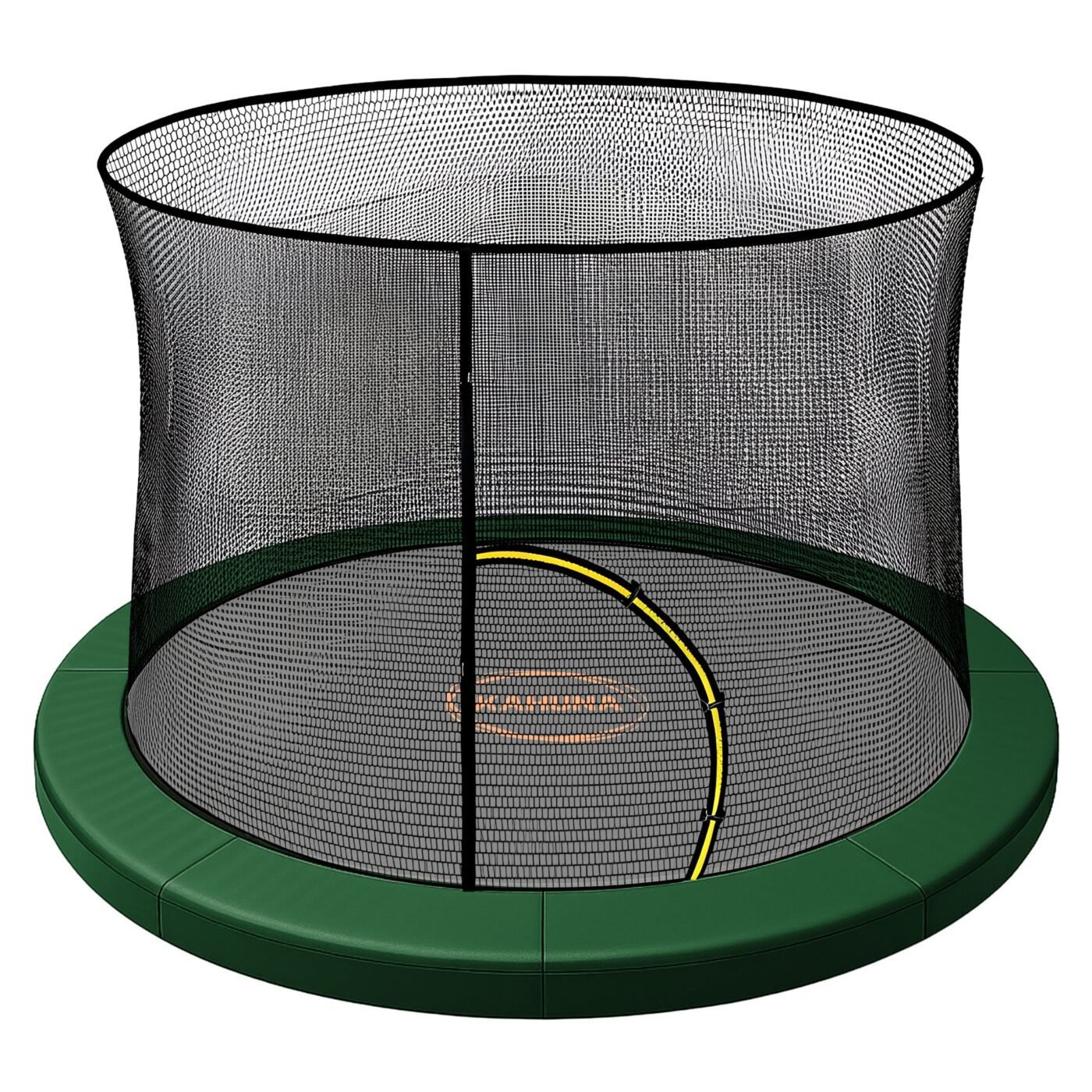 Kahuna 6ft Trampoline Pad and Net - Green 1 Kahuna 6ft Trampoline Pad and Net – Green