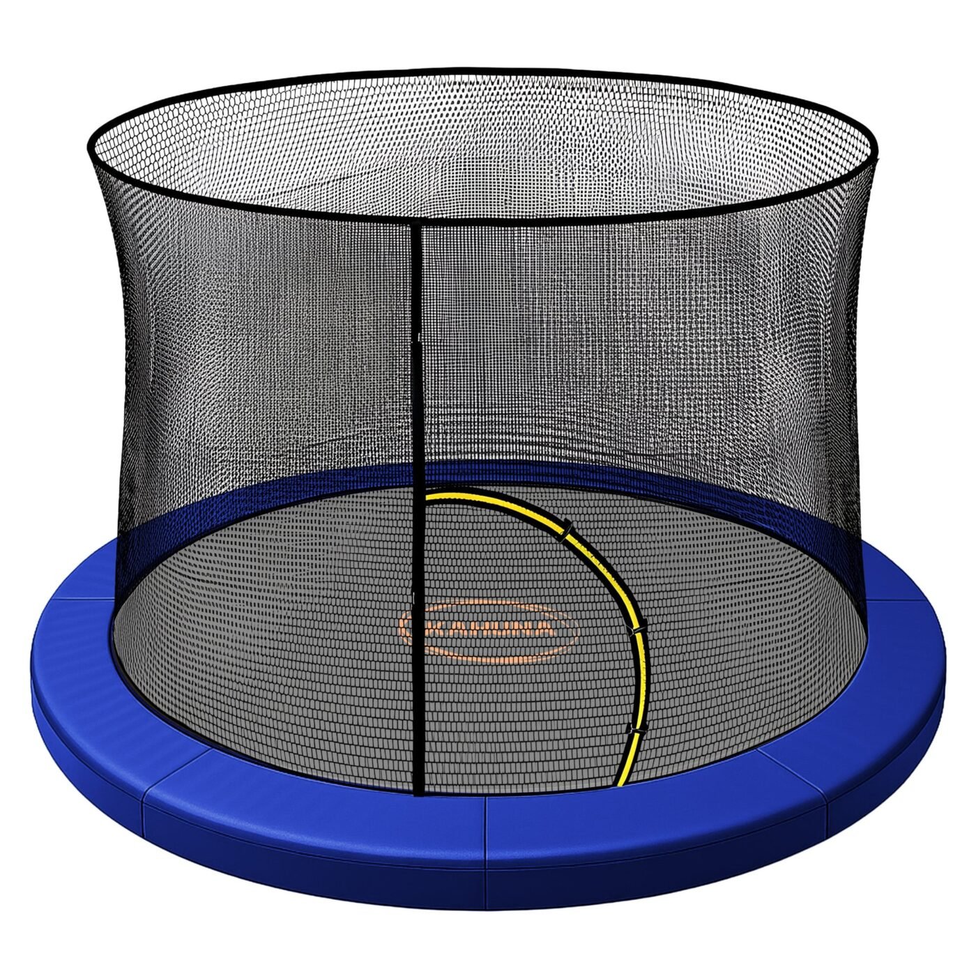 Kahuna 10ft Trampoline Pad and Net - Blue 1 Kahuna 10ft Trampoline Pad and Net – Blue