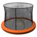 Kahuna 12ft Trampoline Pad and Net – Orange