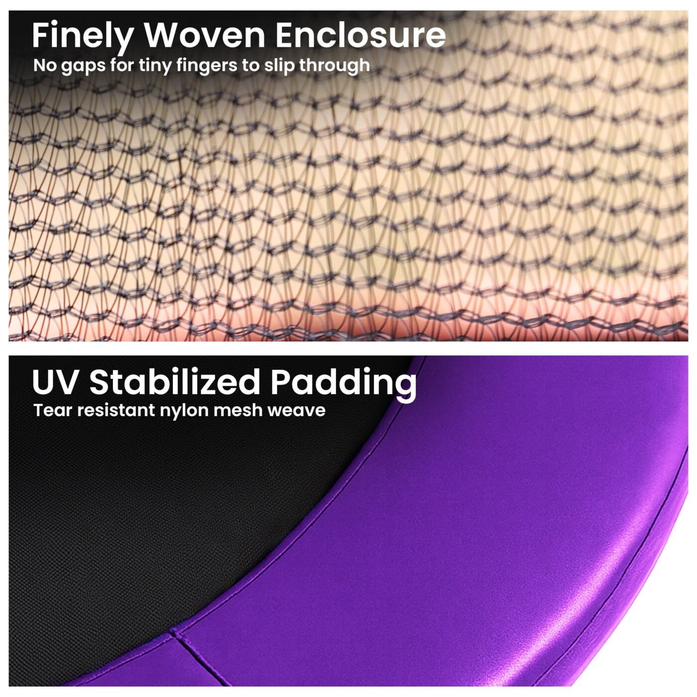 Kahuna 14ft Trampoline Pad and Net - Purple 5 Kahuna 14ft Trampoline Pad and Net – Purple - image 5