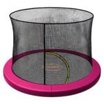 Kahuna 16ft Trampoline Pad and Net – Pink