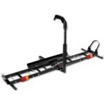 Motorcycle Motorbike Carrier Rack 2″ Towbar Arm Dirt Bike Ramp Brake Lights