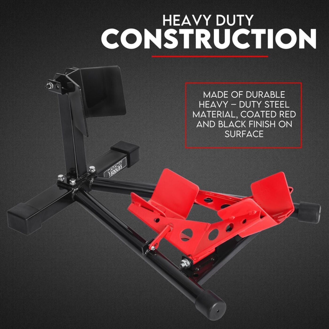 Front Wheel Stand Clamp Chock Motorcycle Stand Trailer Stand Bike 2 Front Wheel Stand Clamp Chock Motorcycle Stand Trailer Stand Bike - image 2