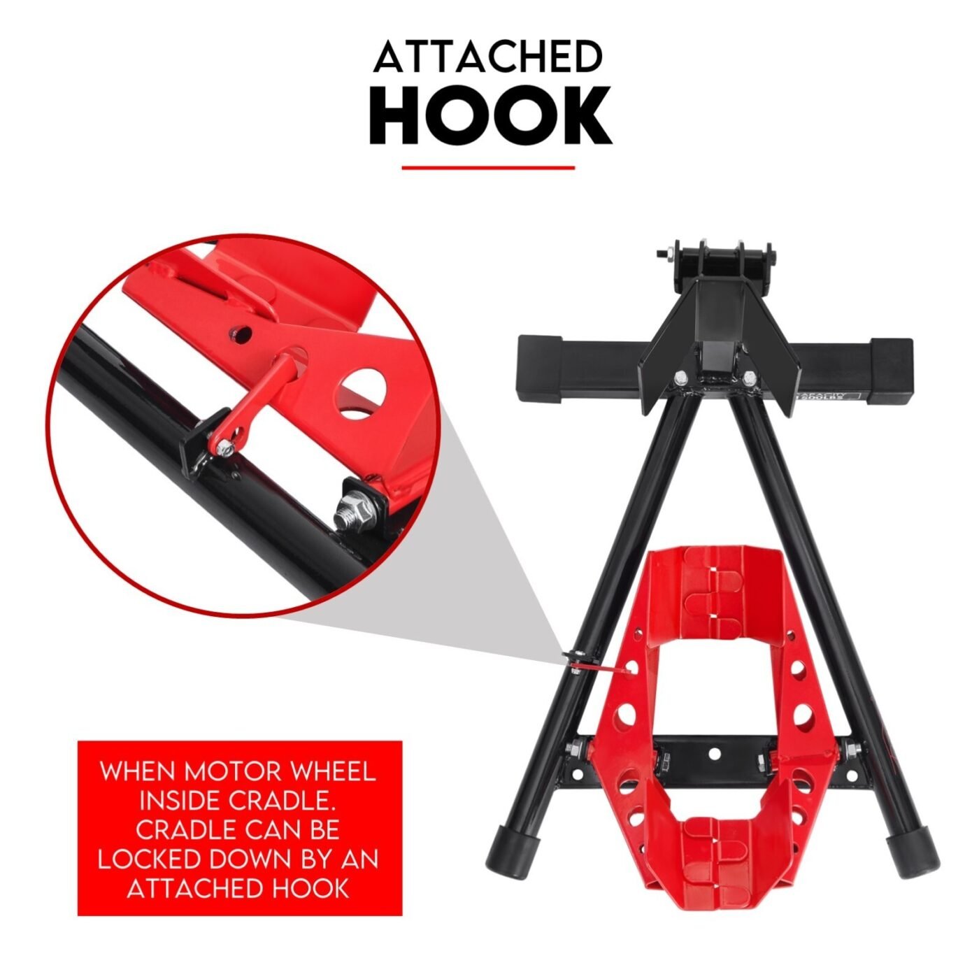 Front Wheel Stand Clamp Chock Motorcycle Stand Trailer Stand Bike 3 Front Wheel Stand Clamp Chock Motorcycle Stand Trailer Stand Bike - image 3
