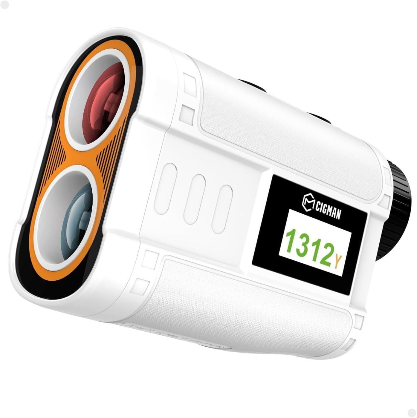 Golf Rangefinder with Slope, CIGMAN 1312 Yards Range Finder Golf, External Color Display, Flag Lock Vibration, 6X Magnification, Rechargeable Laser Range Finder with Magnetic 1 Golf Rangefinder with Slope, CIGMAN 1312 Yards Range Finder Golf, External Color Display, Flag Lock Vibration, 6X Magnification, Rechargeable Laser Range Finder with Magnetic