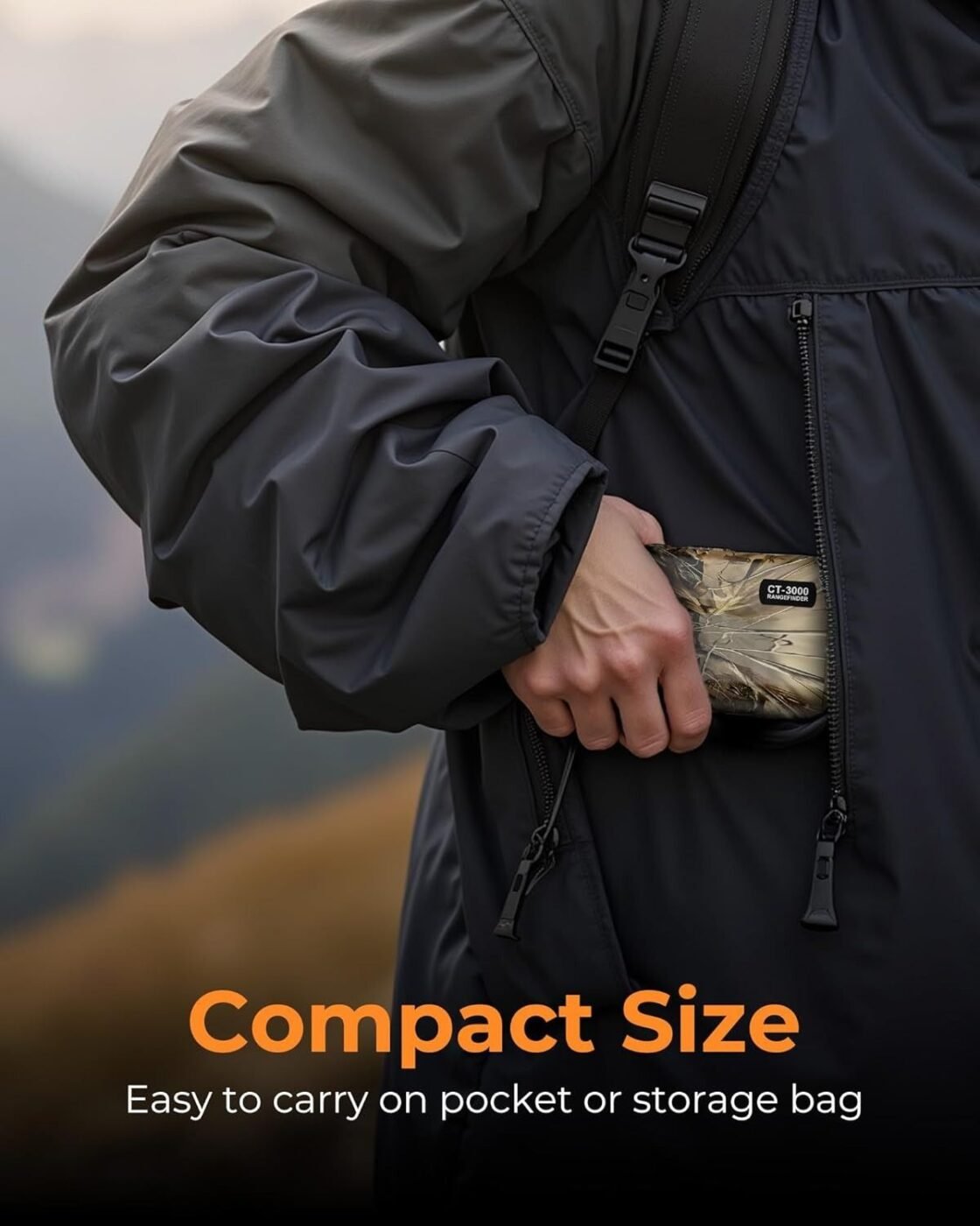 Ultra Long Range & Fast Accuracy: CIGMAN upgraded range finder measures from 5 to 3280 yards with an accuracy of ±1 yard, giving you reliable data in under 1 second. The multi-coated lens and 6x magnification deliver a bright, crisp view, even in dense wo 4 Ultra Long Range & Fast Accuracy: CIGMAN upgraded range finder measures from 5 to 3280 yards with an accuracy of ±1 yard, giving you reliable data in under 1 second. The multi-coated lens and 6x magnification deliver a bright, crisp view, even in dense wo - image 4