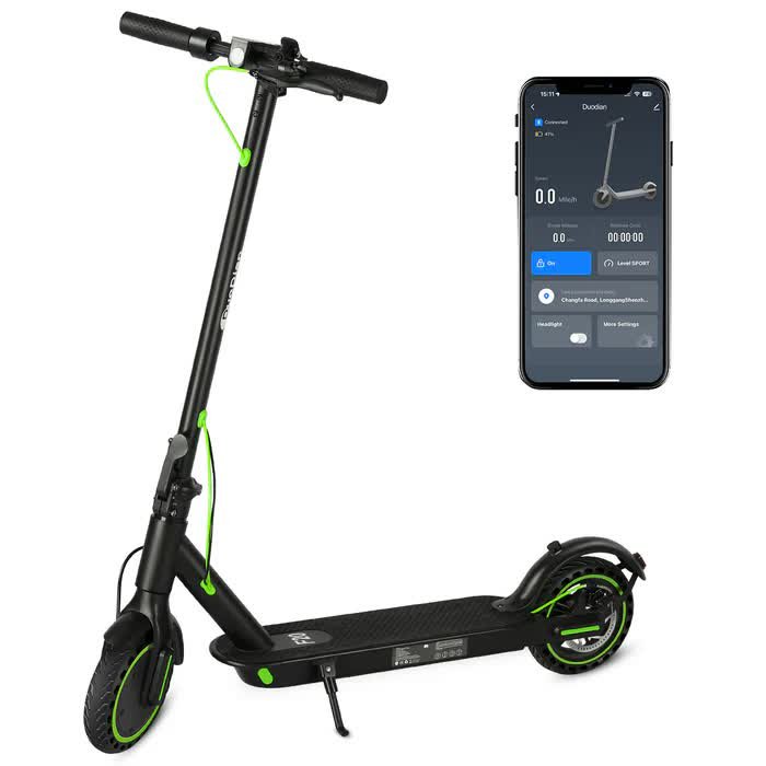 BUNA Classic Electric Scooter for Adults, 350W Motor, 25KM/H, 25 KM Range, 8.5" Pneumatic Tires 3 BUNA Classic Electric Scooter for Adults, 350W Motor, 25KM/H, 25 KM Range, 8.5″ Pneumatic Tires - image 3