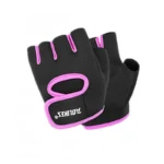 M Size Sports Gloves Weight Lifting Exercise Training Workout Bike Riding Men Women – Black+Purple