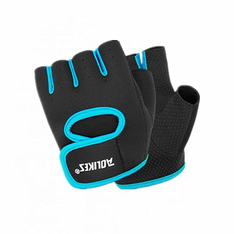 L Size Aolikes Sports Gloves Weight Lifting Exercise Training Workout Bike Riding - Black+Grey 2 L Size Aolikes Sports Gloves Weight Lifting Exercise Training Workout Bike Riding – Black+Grey - image 2