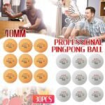 30PCS 3-Star Table Tennis Balls Professional Pingpong Ball Training Ball 40mm – Yellow