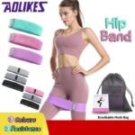 Aolikes Set 3 Resistance Booty Bands Hip Circle Loop Bands Workout Exercise – Set of 3 (Light Grey,Grey,Black) with Bag