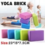 2PCS Yoga Blocks Foam Brick Fitness Exercise Stretch Gym Pilates Tool – Purple