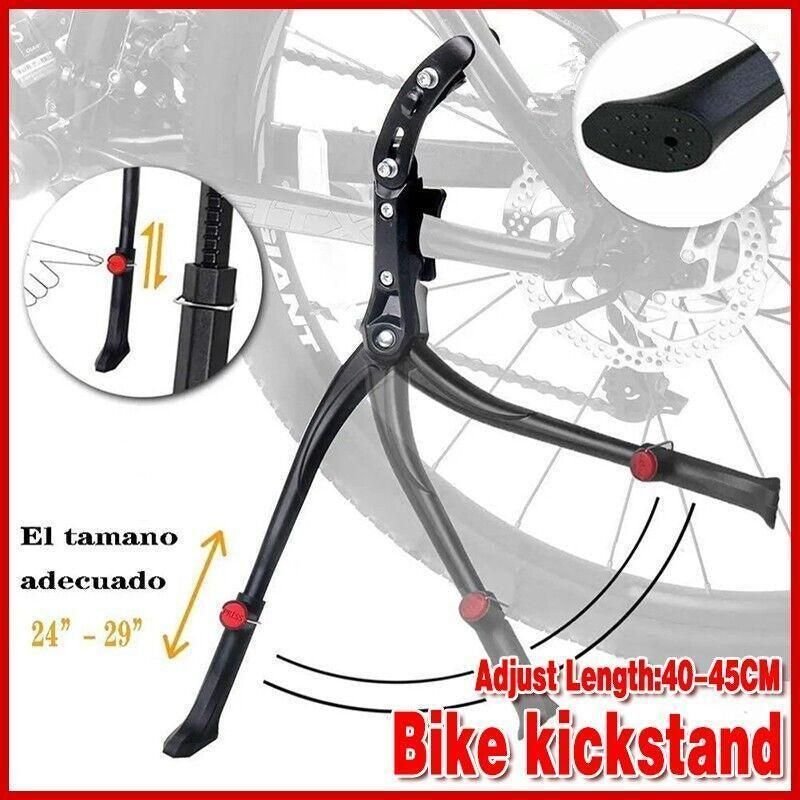 Adjustable Bike Side Kickstand 24 to 29 Inch Bicycle Parking Stand 1 Adjustable Bike Side Kickstand 24 to 29 Inch Bicycle Parking Stand