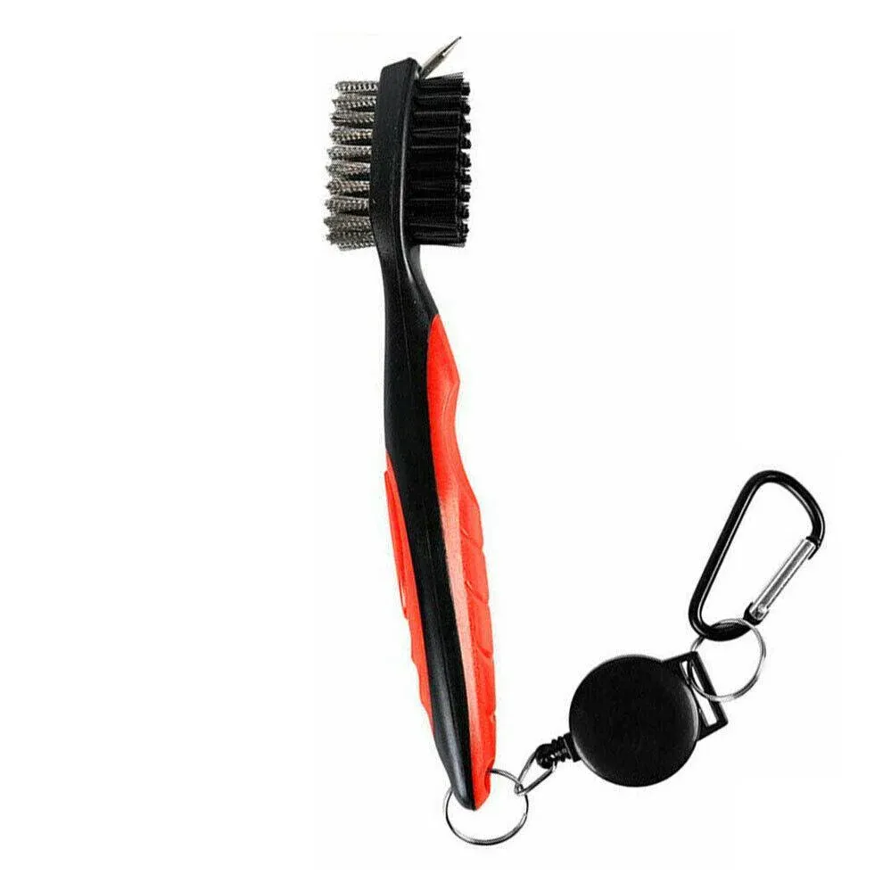Golf Cleaning Brush Retractable Stock Color Groove Cleaner With Reel Club Ball - Blue 2 Golf Cleaning Brush Retractable Stock Color Groove Cleaner With Reel Club Ball – Blue - image 2