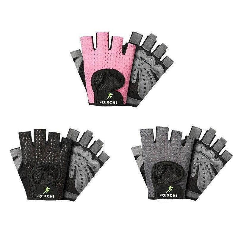 M Size Women Fitness Gym Training Gloves Half Finger Gel Weight Lifting Workout Gloves - Pink 2 M Size Women Fitness Gym Training Gloves Half Finger Gel Weight Lifting Workout Gloves – Pink - image 2