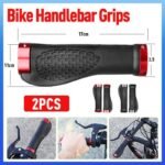 Ergonomic MTB Bike Handlebar Grips 2PCS Lock On Rubber Cycling Mountain Bicycle – Black