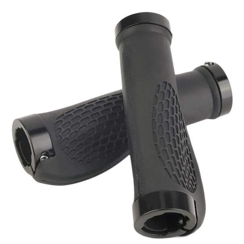 Ergonomic MTB Bike Handlebar Grips 2PCS Lock On Rubber Cycling Mountain Bicycle - Black 2 Ergonomic MTB Bike Handlebar Grips 2PCS Lock On Rubber Cycling Mountain Bicycle – Black - image 2