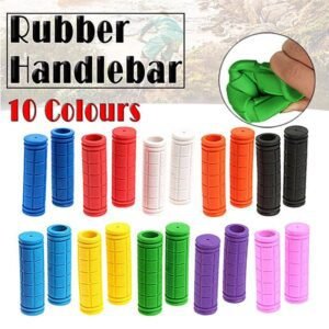 Rubber Grips For Bmx Mtb Cycle Road Mountain Bike Scooter Bicycle Handle Bar – Dark Blue