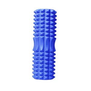 High Density EVA Foam Roller Yoga Massage Stick for Fitness – Crescent Style Blue-33cm