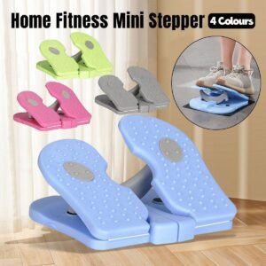 Indoor Mini Stepper Fitness Machine Leg Calf Stretch Cardio Trainer Home Workout – Green