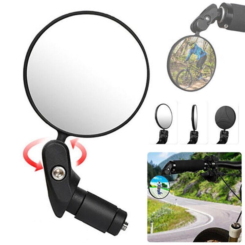 Adjustable Bicycle Rearview Mirror Convex Lens for MTB and Road Bikes 1 Adjustable Bicycle Rearview Mirror Convex Lens for MTB and Road Bikes