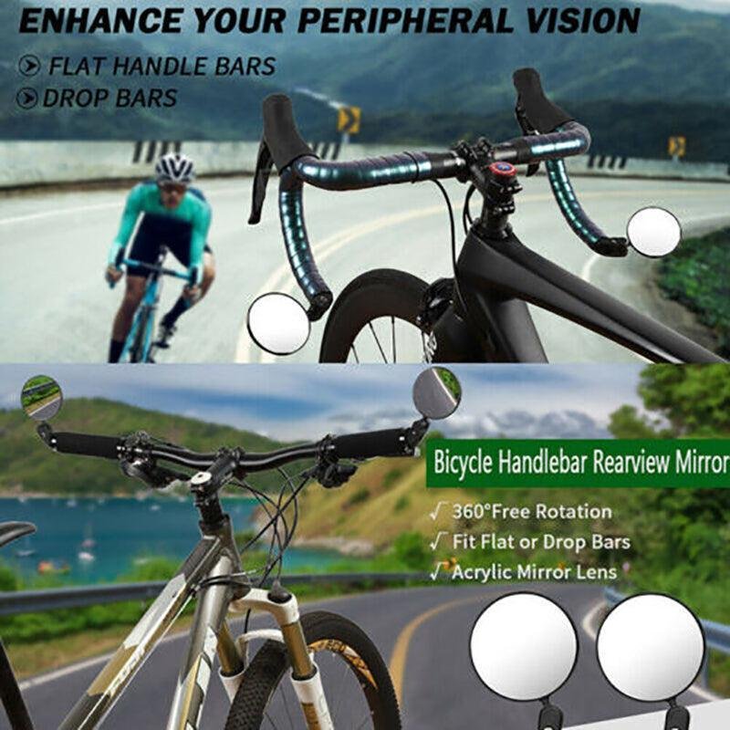 Adjustable Bicycle Rearview Mirror Convex Lens for MTB and Road Bikes 5 Adjustable Bicycle Rearview Mirror Convex Lens for MTB and Road Bikes - image 5