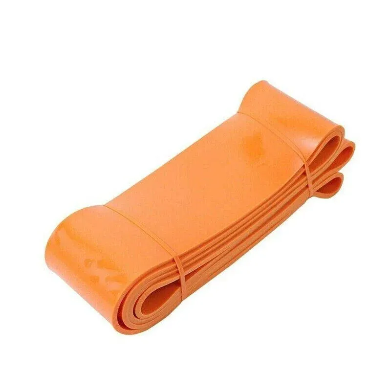 Heavy Duty Resistance Yoga Band Loop Exercise Fitness Workout Band Gym Band - Orange 170-230 lbs (83mm*2080mm) 1 Heavy Duty Resistance Yoga Band Loop Exercise Fitness Workout Band Gym Band – Orange 170-230 lbs (83mm*2080mm)