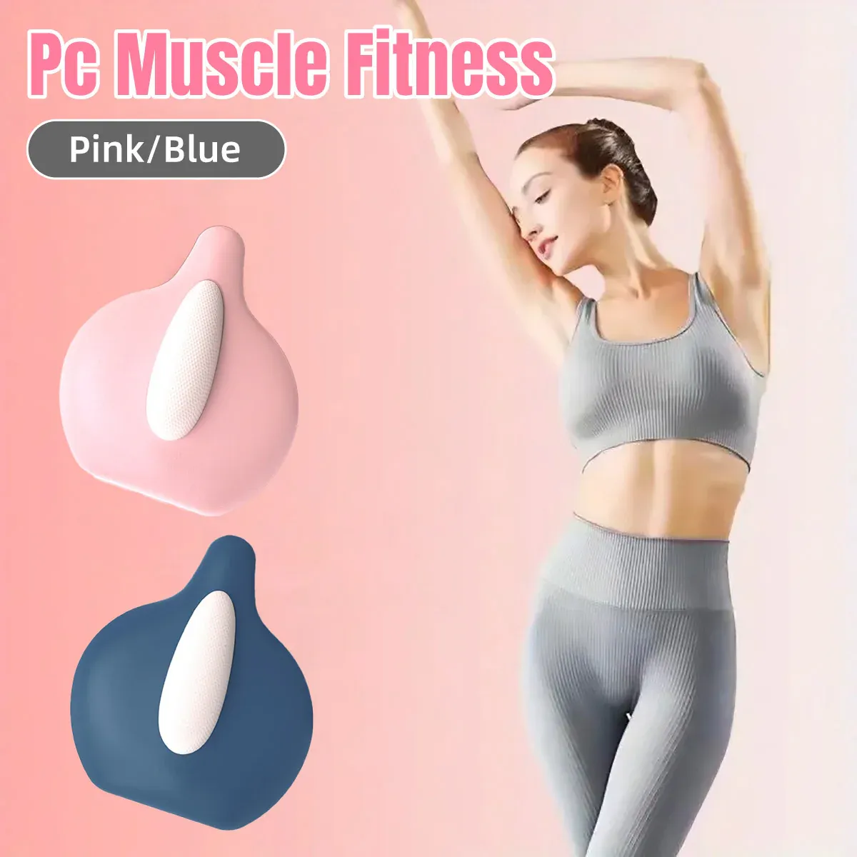 Hip and Inner Thigh Squeeze Trainer Compact Fitness Tool for Home Workouts - Pink 2 Hip and Inner Thigh Squeeze Trainer Compact Fitness Tool for Home Workouts – Pink - image 2