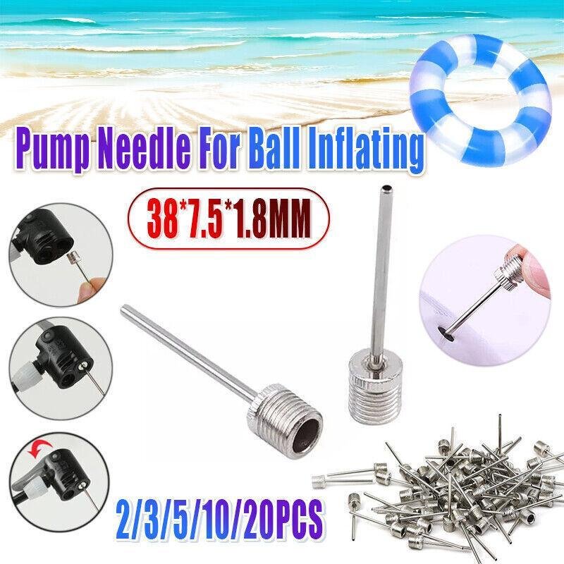 Stainless Steel Ball Pump Needle Inflator Pin for Football Basketball Volleyball - 10PCS 1 Stainless Steel Ball Pump Needle Inflator Pin for Football Basketball Volleyball – 10PCS
