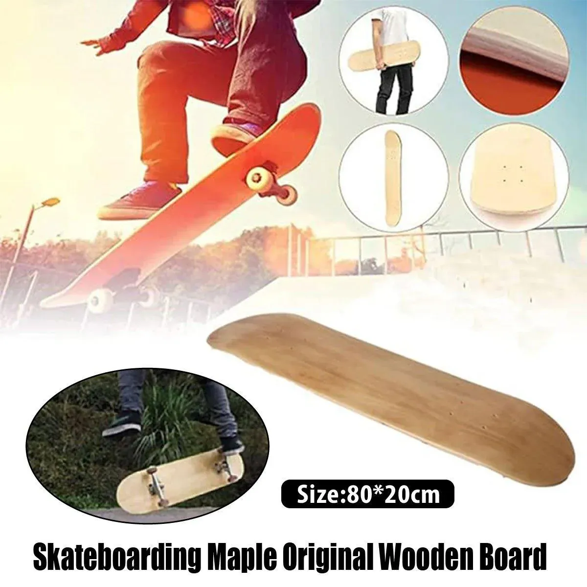 Skateboard Deck Surface Durable Non-Slip Grip Tape Replacement Board Parts 1 Skateboard Deck Surface Durable Non-Slip Grip Tape Replacement Board Parts