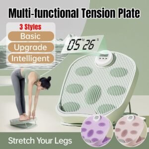 Inclined Pedal Leg Stretcher Multifunctional Stretching Plate Exercise Tool – Purple-Basic