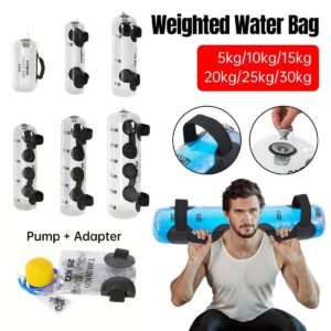 Adjustable Inflatable Water Weight Bag for Fitness Squat Strength Training Bag – 5kg