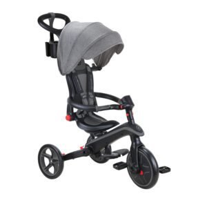 Globber EXPLORER Trike 4in1 FOLDABLE – Black/Grey
