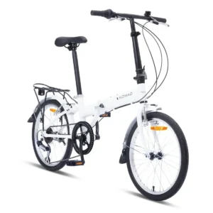 Progear Bikes Nomad Folding Bike 20″ in Pearl White